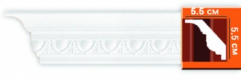 Потолочный профиль с орнаментом DECOMASTER DS 13A FLEX (55х55x1200) 2м СНЯТ