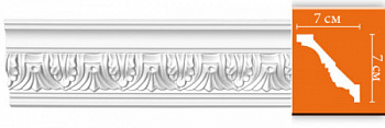 Потолочный профиль с орнаментом DECOMASTER 95622 FLEXIBLE (70х70х2400мм)