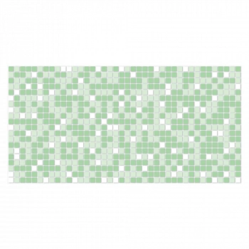 Панель ПВХ Мозаика Зелёная 480*955 мм