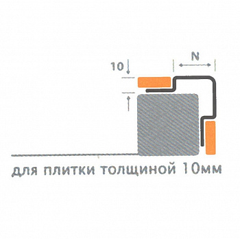 ЛУКА ПКр 10-37 НС 270см 10*37*0,8 мм матовый 